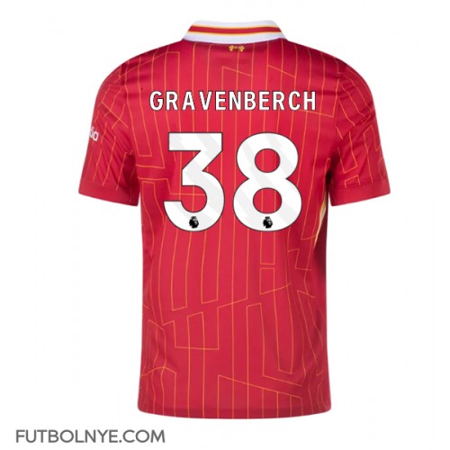 Camiseta Liverpool Ryan Gravenberch #38 Primera Equipación 2024-25 manga corta